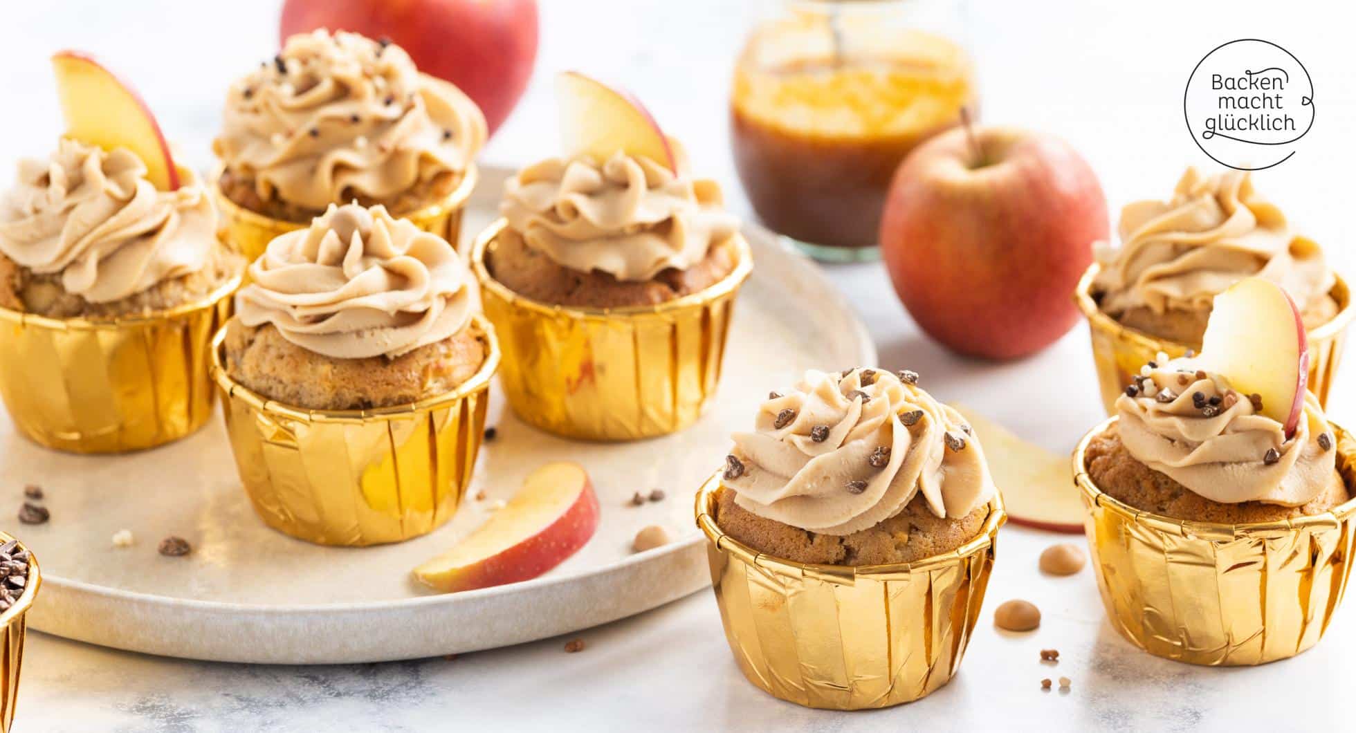 Apfel-Cupcakes | Backen macht glücklich
