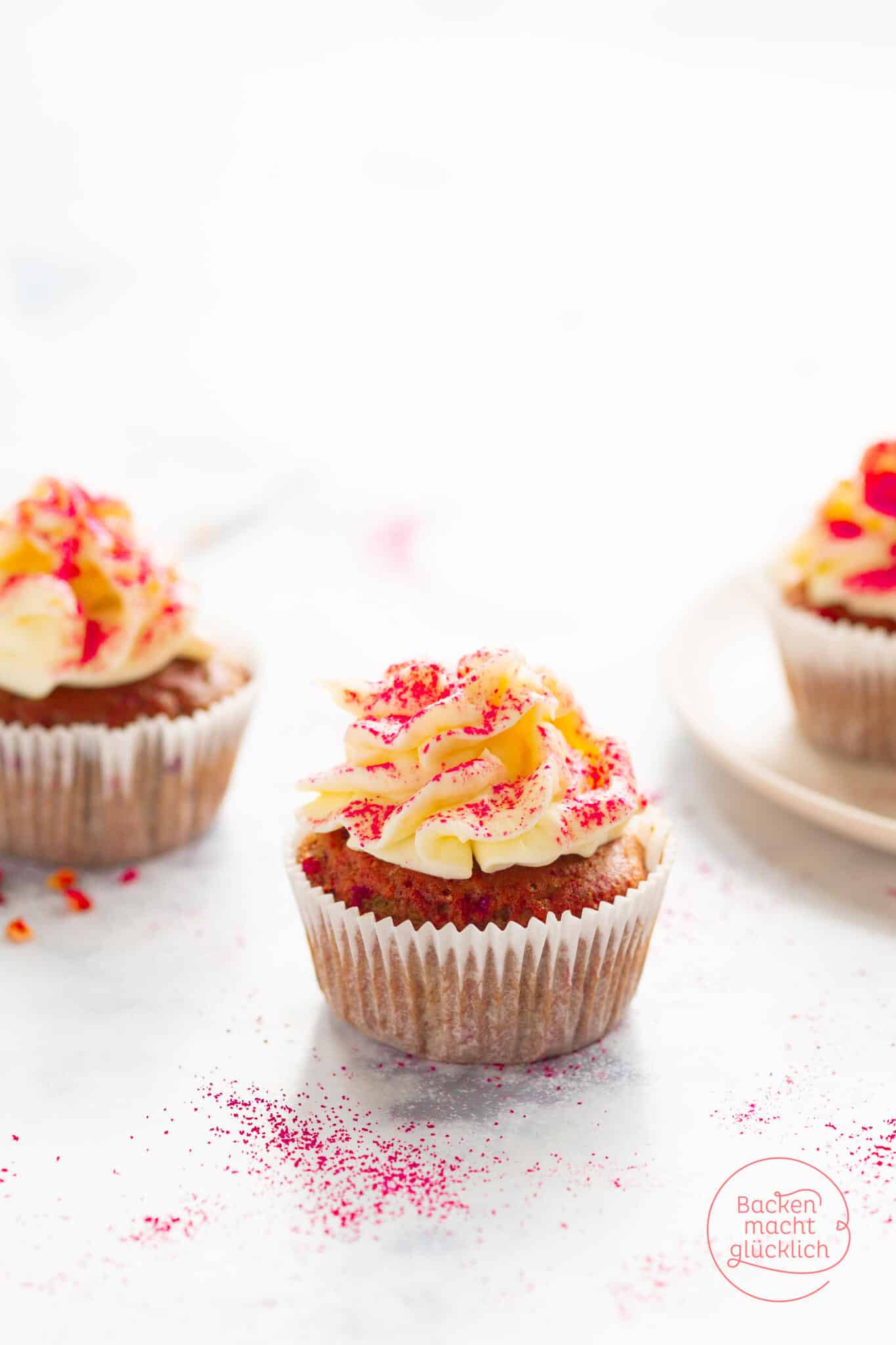 einfache Red Velvet Cupcakes