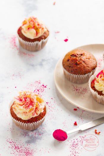 Red velvet muffins