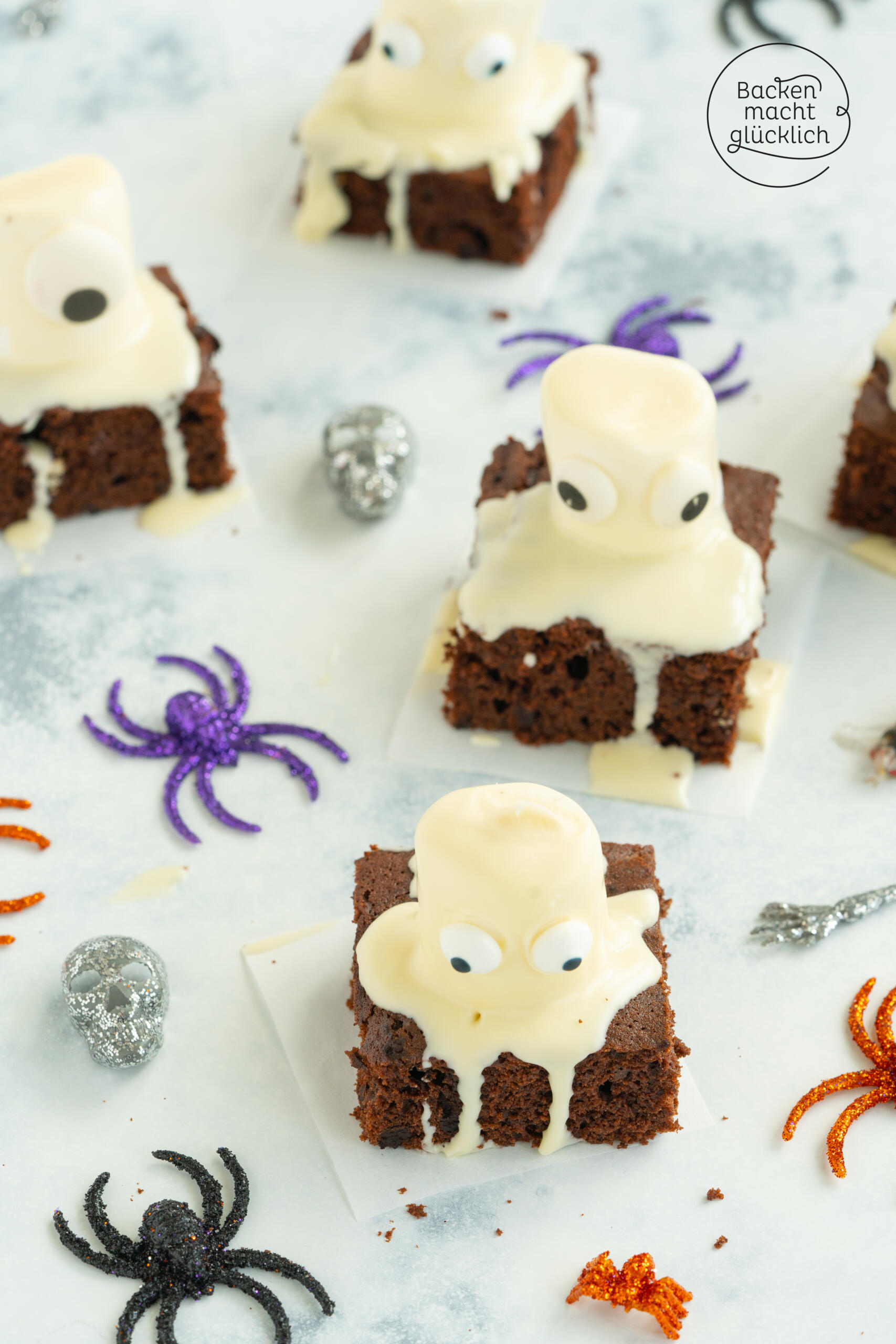 Geisterbrownies Halloween