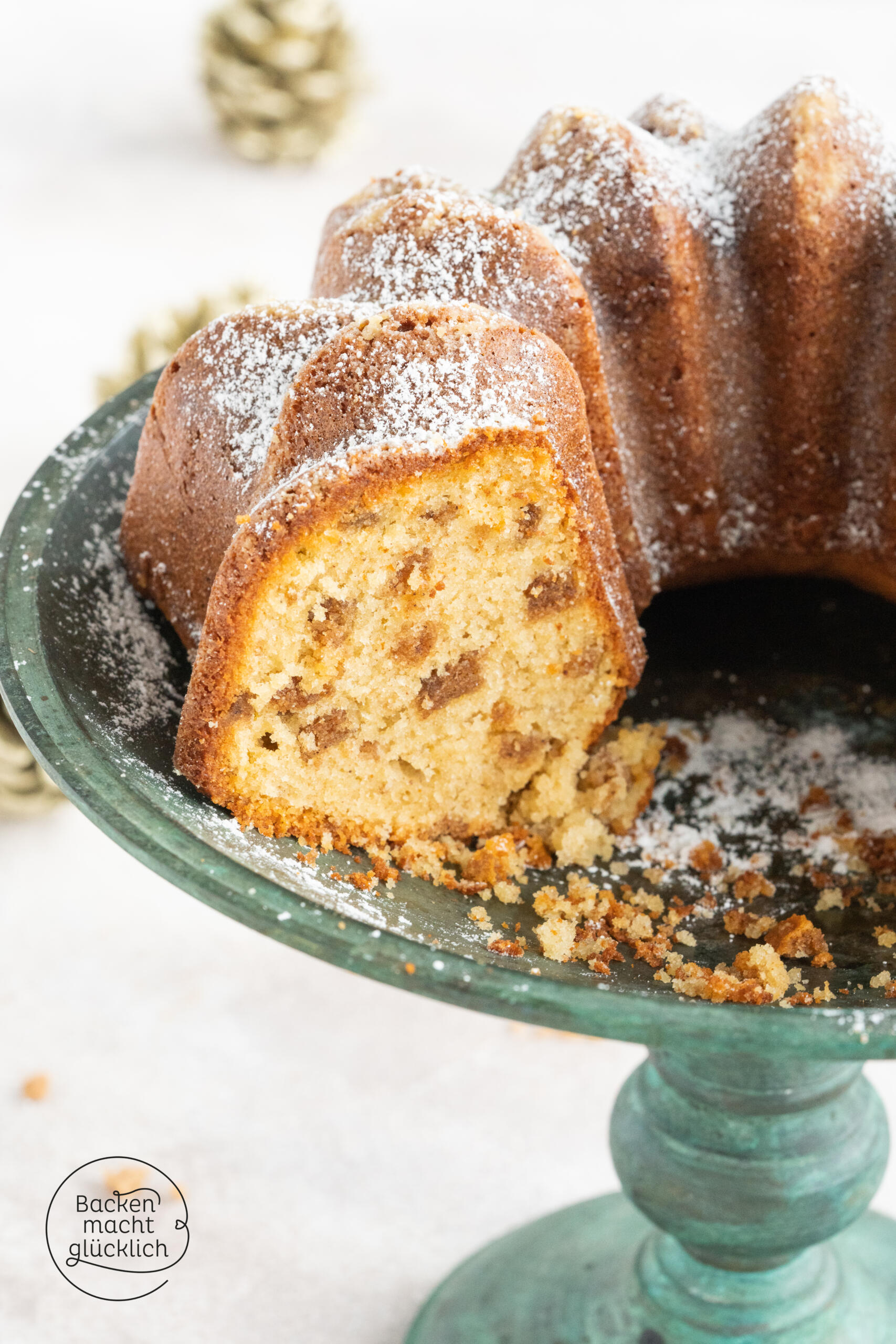 Rührkuchen mit Spekulatius