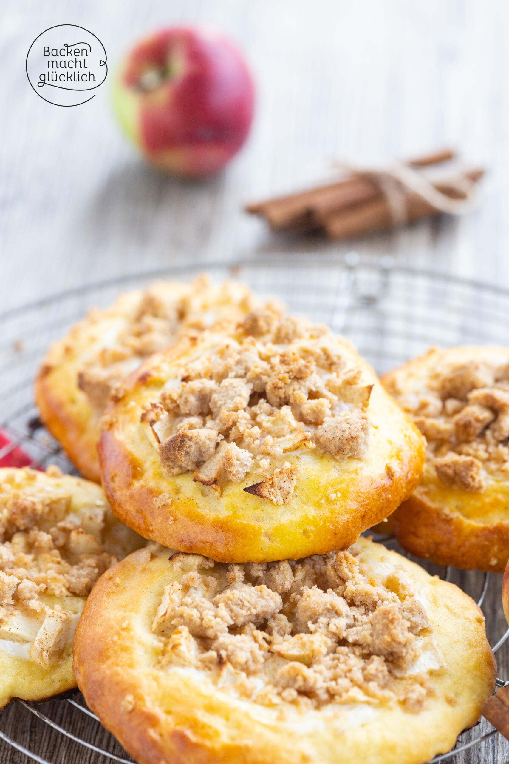 Streuseltaler Apfel Nuss