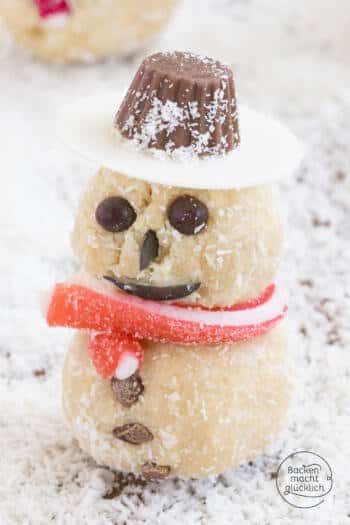 Schneemann Plätzchen Rezept