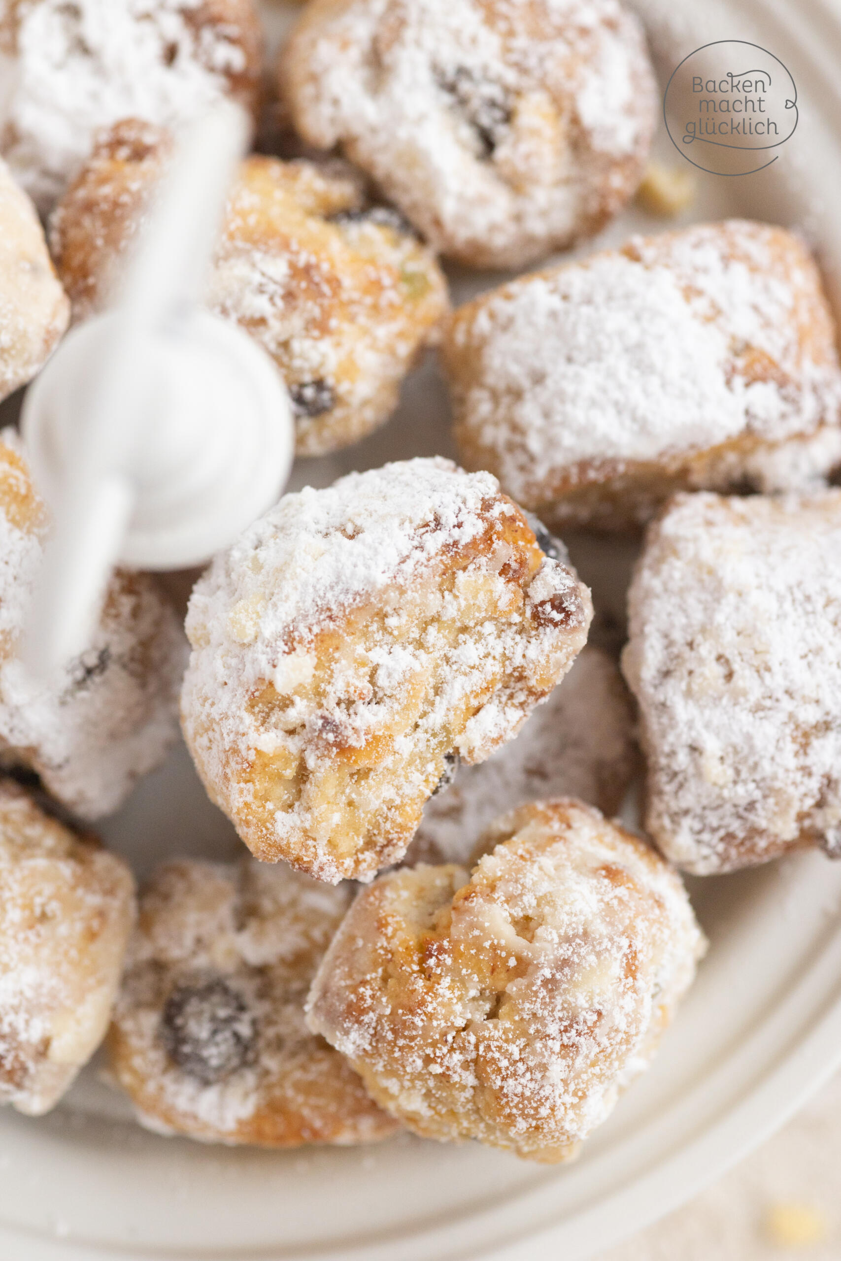 Stollenkonfekt mit Marzipan