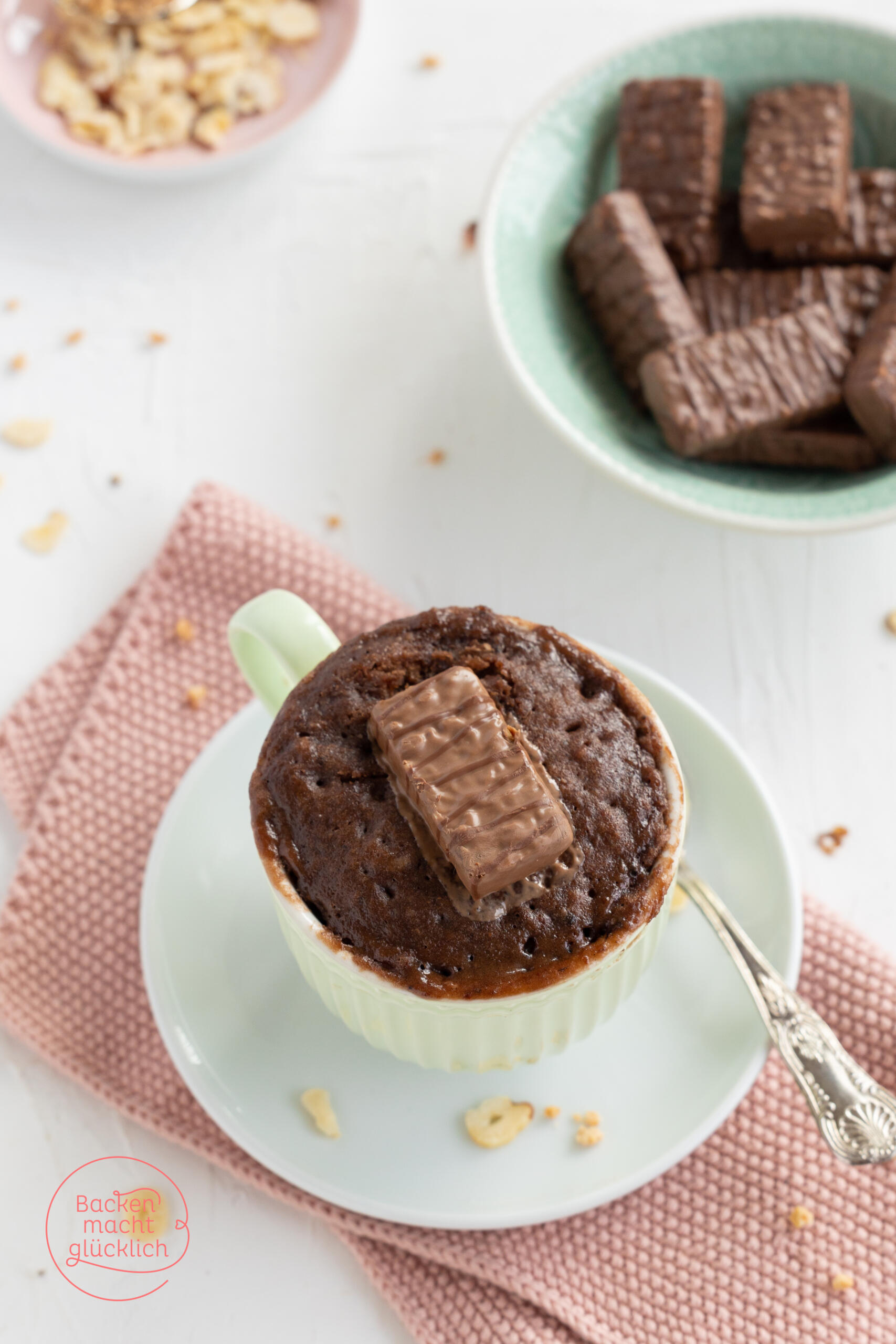 5 Minuten Schoko Nuss Kuchen