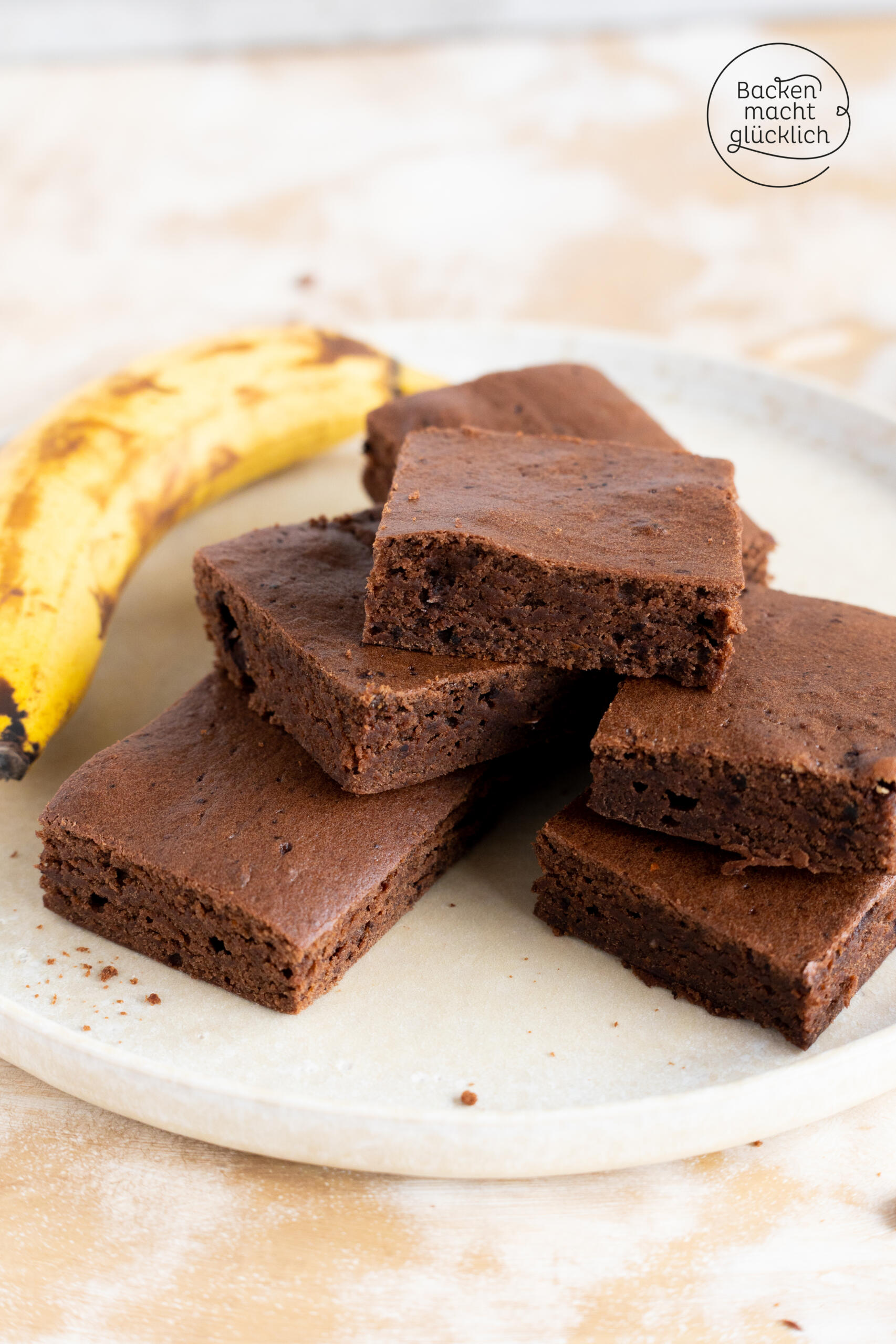 Bananenkuchen Blech mit Schokolade