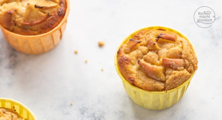 Low Carb Muffins mit Äpfeln