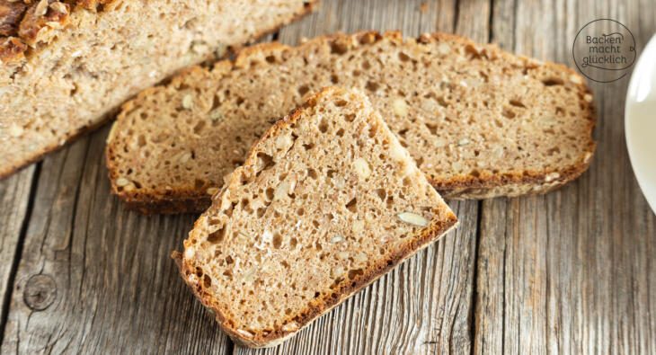 Saftiges Körnerbrot mit sauerteig