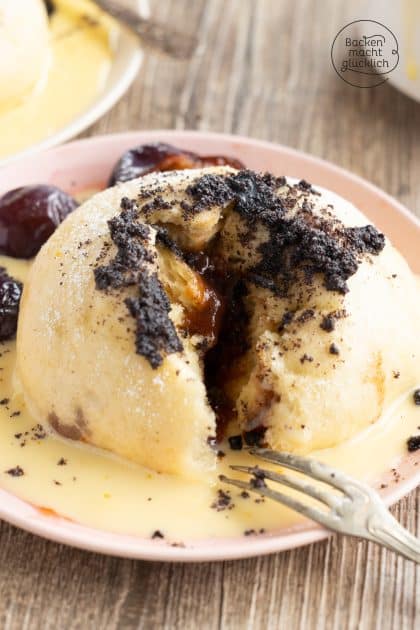 selbstgemachte Germknödel