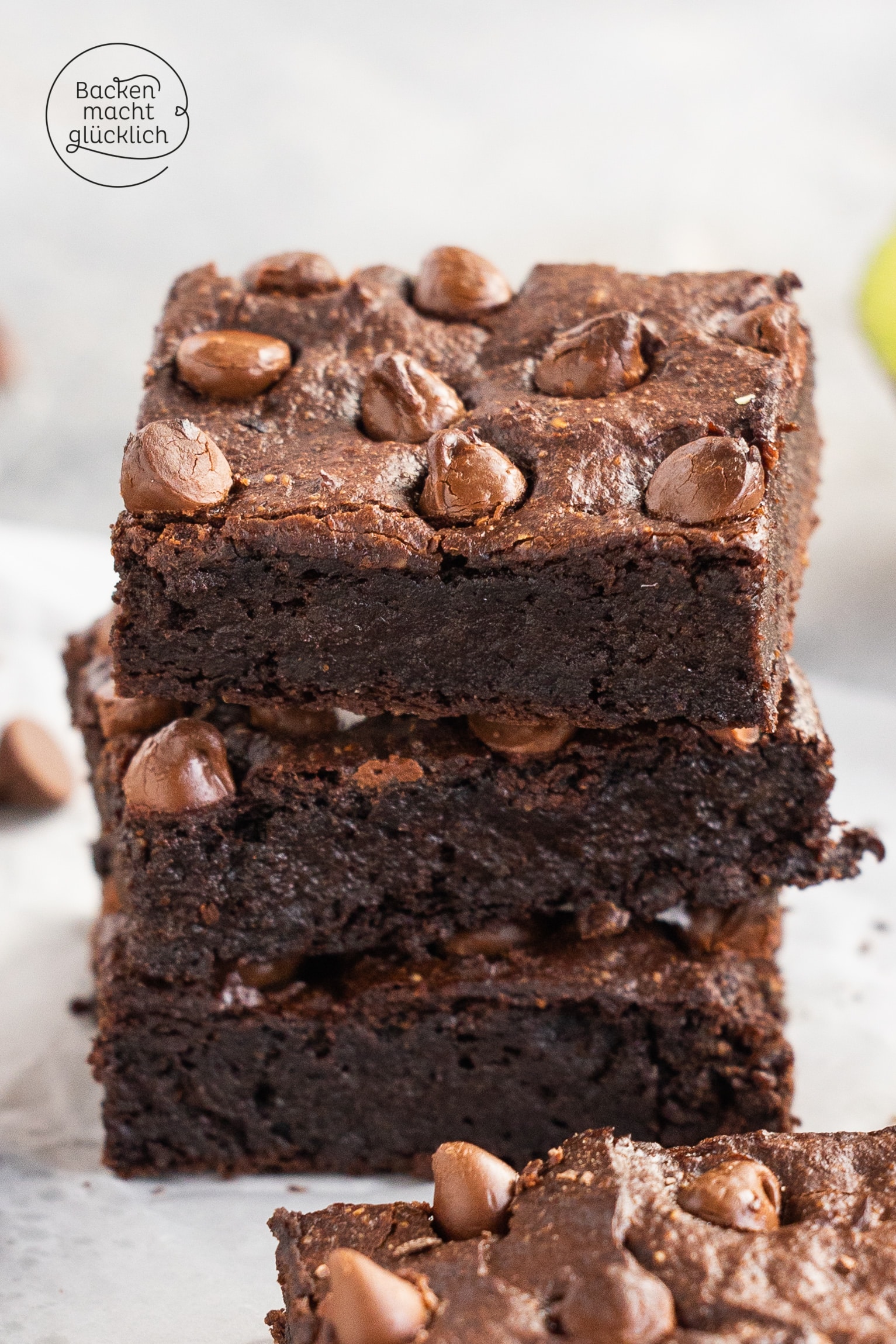 vegane low carb Avocadobrownies