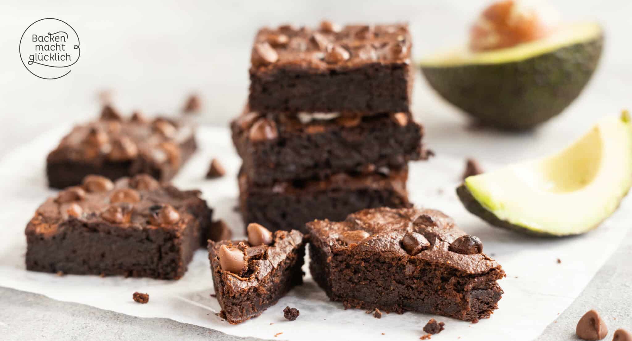 gesunde Avocadobrownies