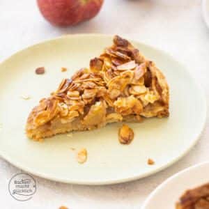 Apfelkuchen mit Florentiner Decke