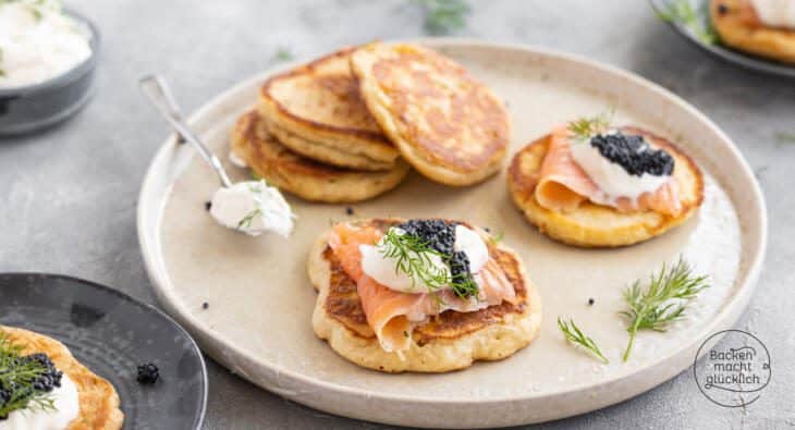 Einfaches Blini-Rezept | Backen macht glücklich Einfaches Blini-Rezept | Backen macht glücklich