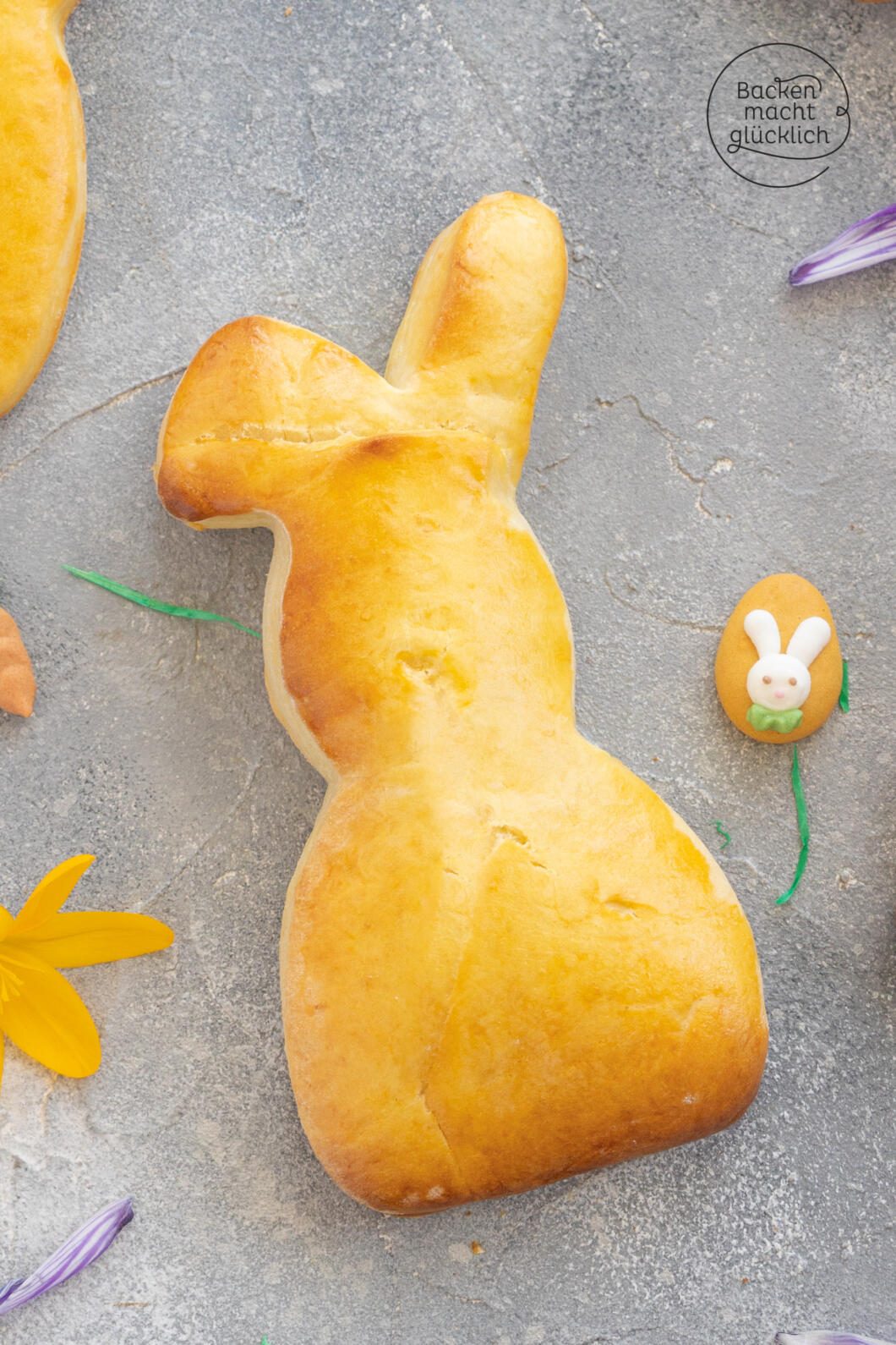 Osterhasen aus Hefeteig | Backen macht glücklich