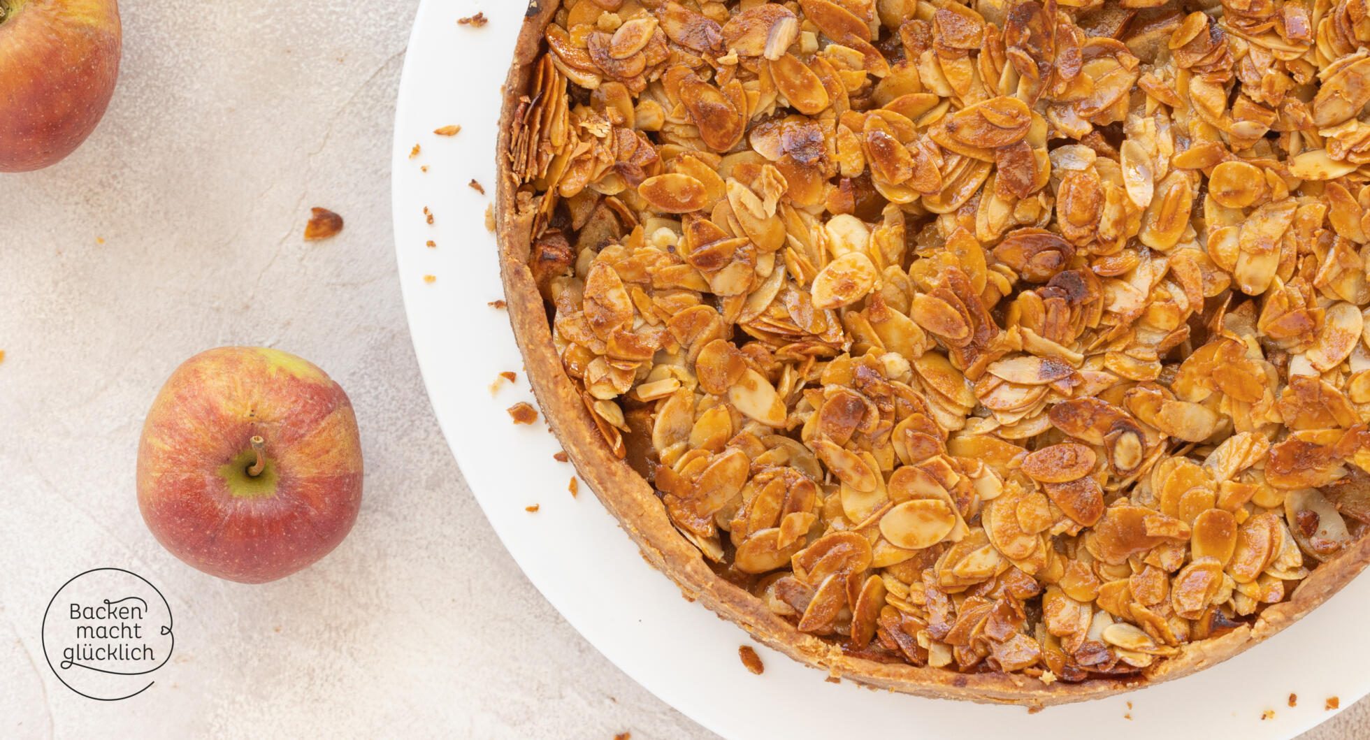 Florentiner Apfelkuchen | Backen macht glücklich