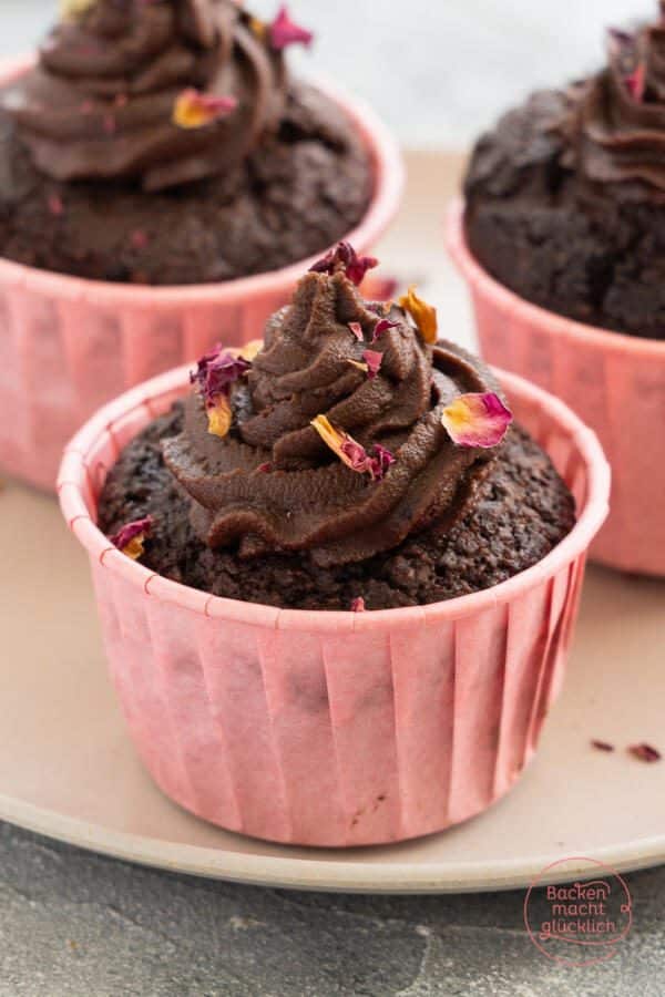 Low Carb Cupcakes mit Schokolade
