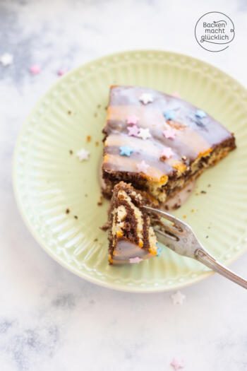 Zebrakuchen für Kinder