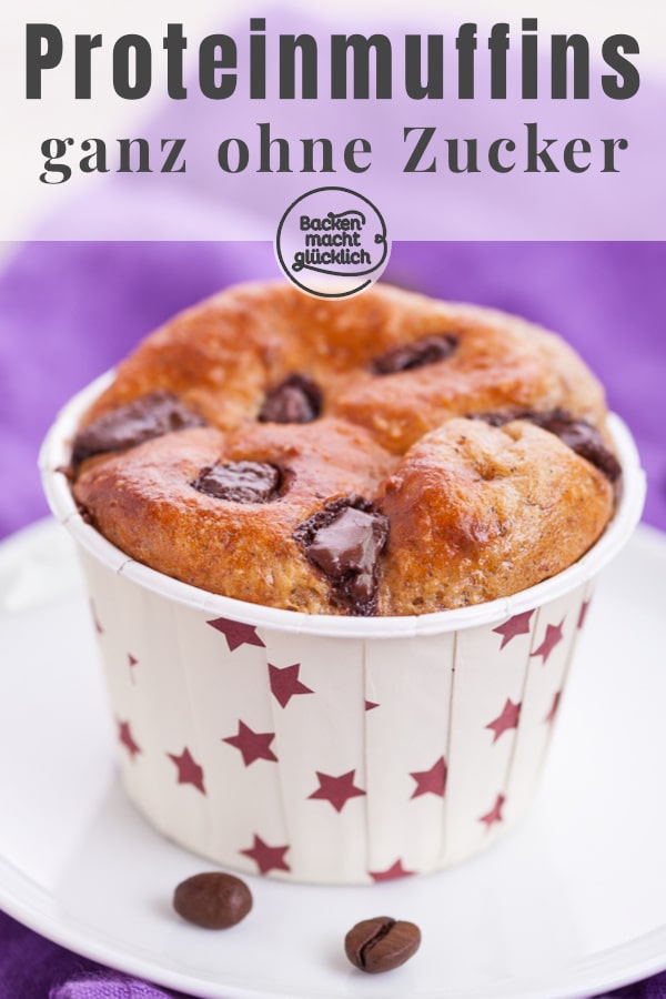 Einfaches Rezept für saftige Low Carb Proteinmuffins, die wirklich schmecken! Glutenfrei, ohne Zucker und Mehl.