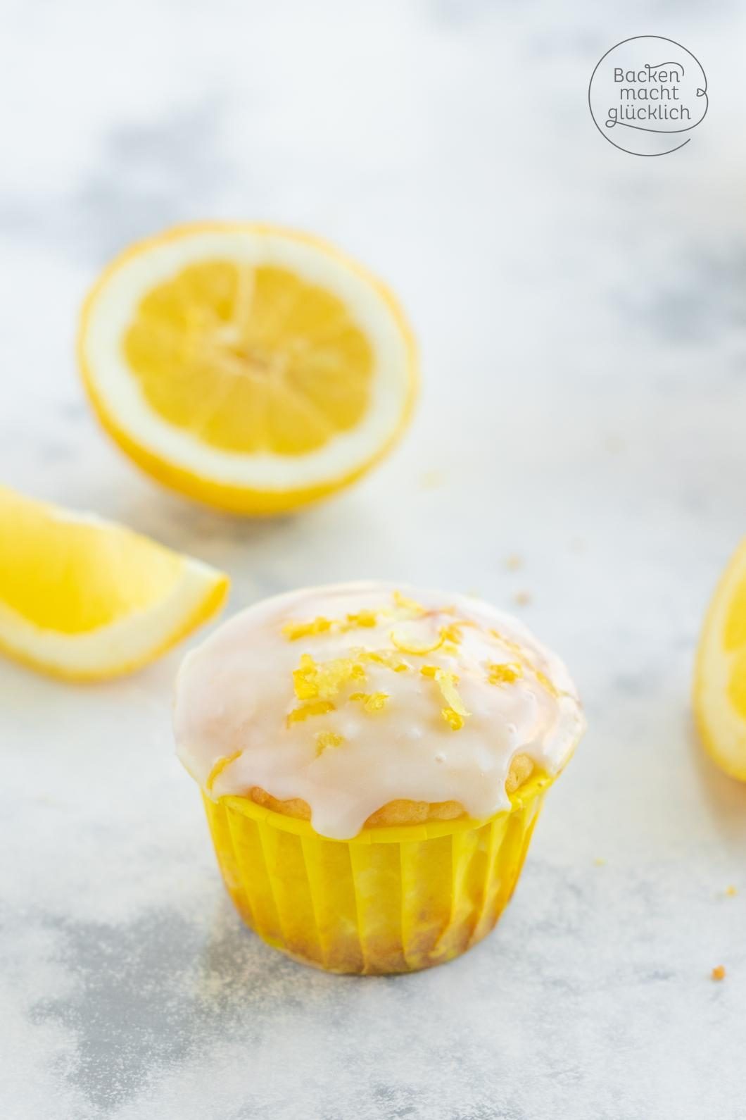 Zitronenmuffins: einfach & schnell | Backen macht glücklich Zitronenmuffins: einfach & schnell | Backen macht glücklich