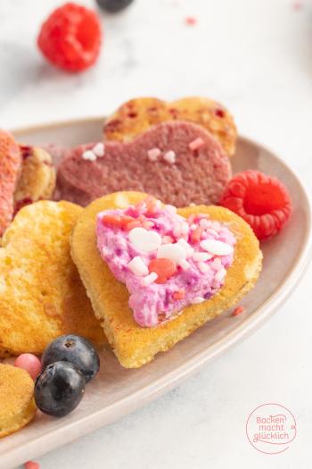 Pfannkuchen Herzen