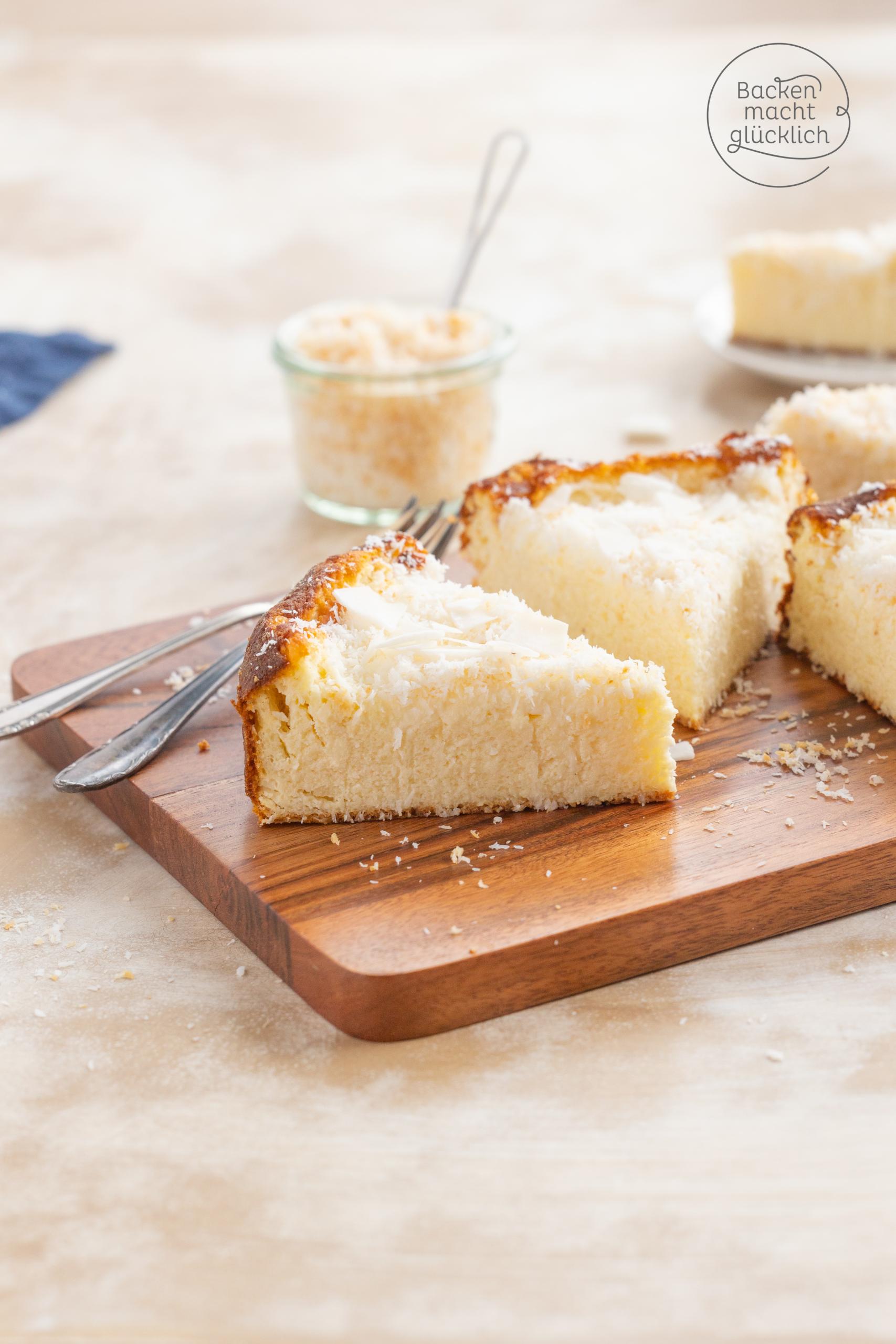 Quarkkuchen mit Kokos