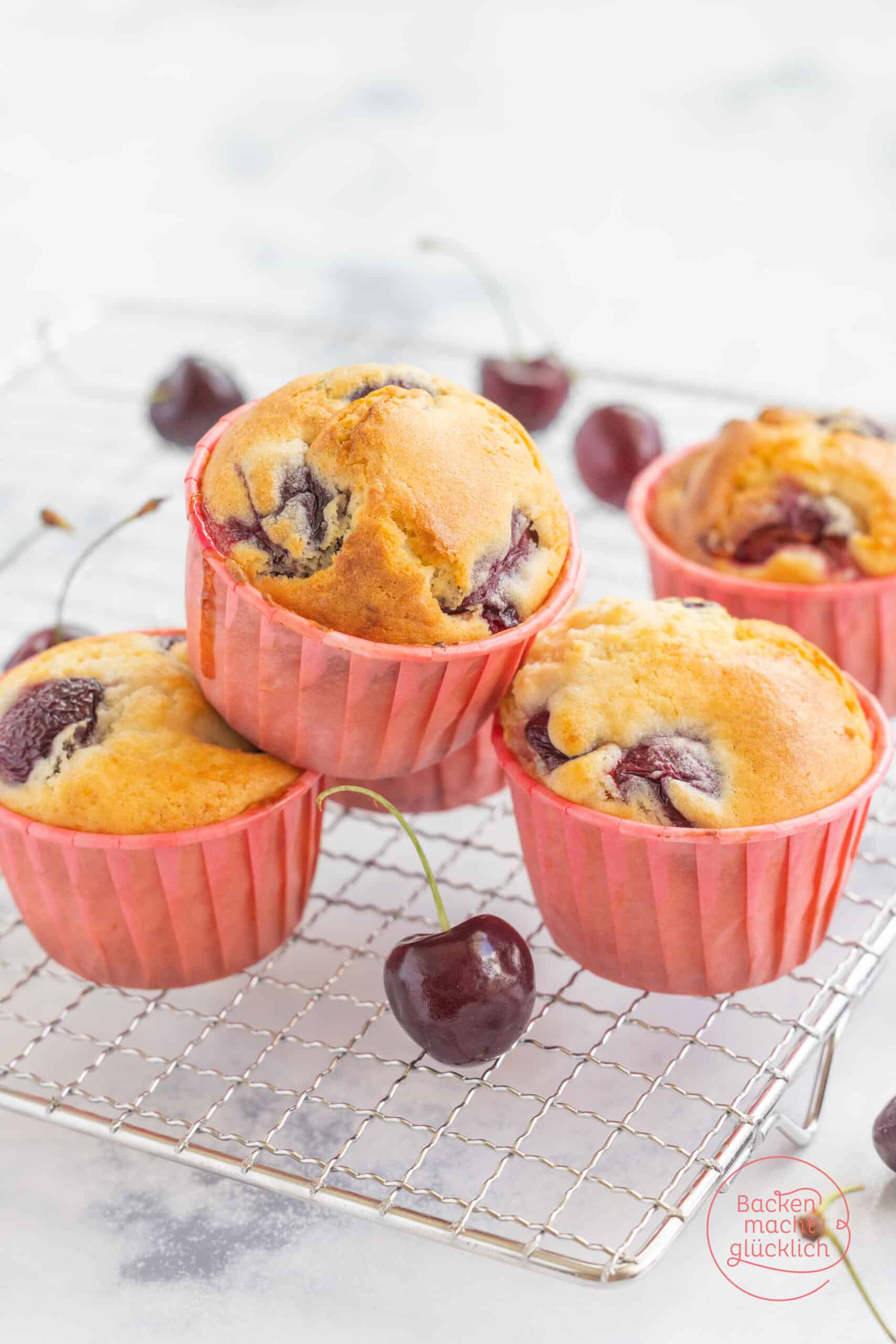 Kirschmuffins mit Joghurt