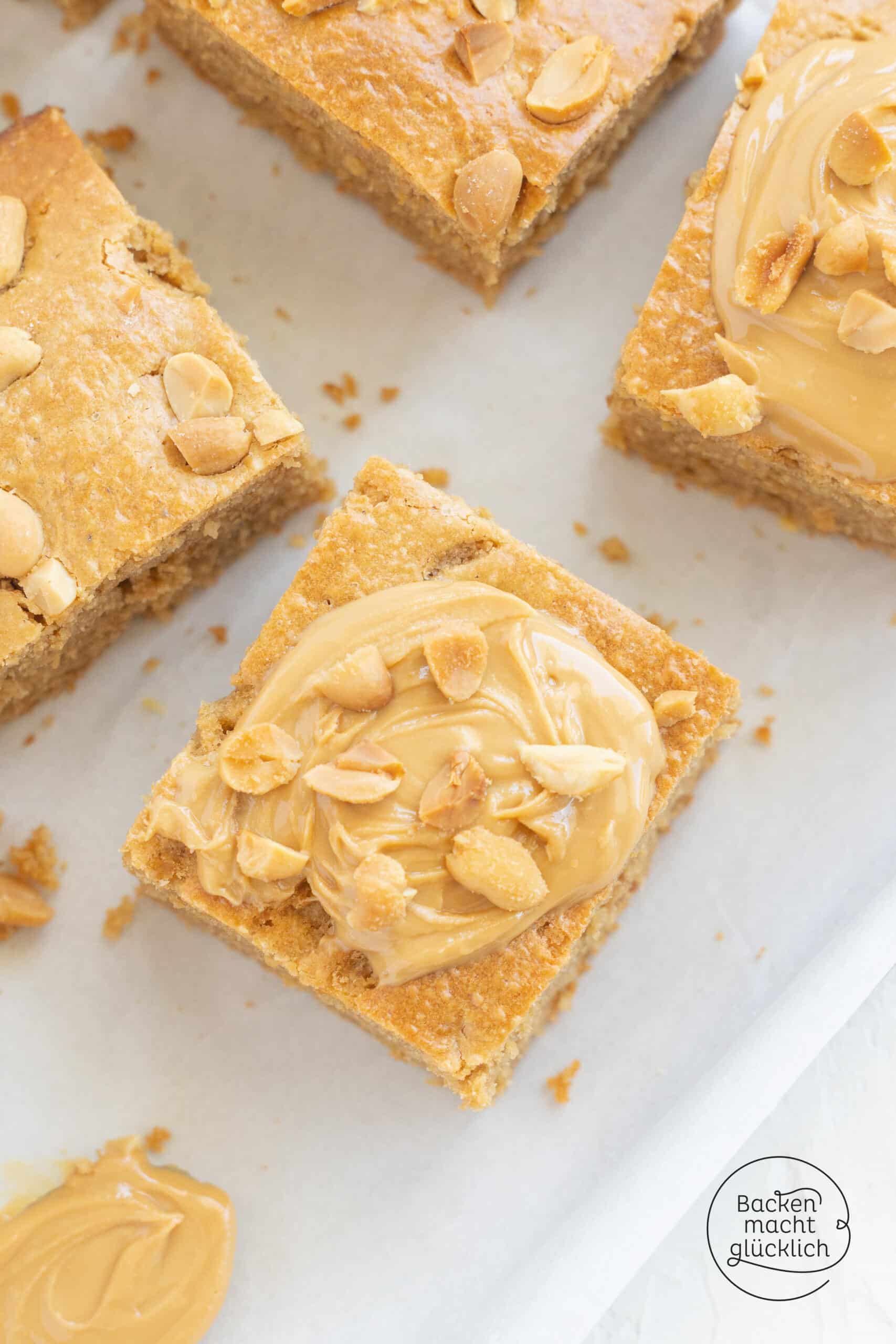 Erdnussbutterkuchen low carb