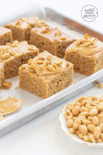 Keto Erdnussbutter Kuchen
