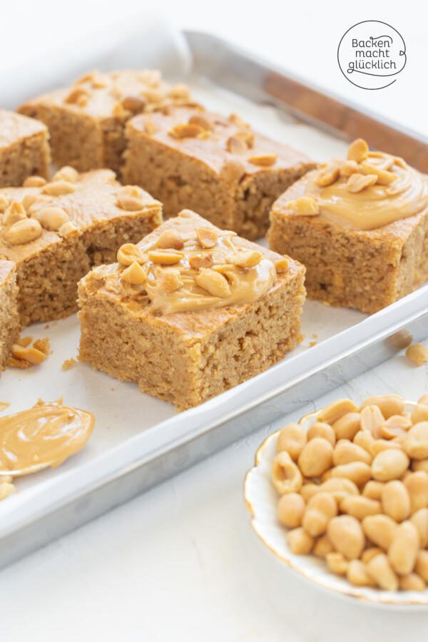 Keto Erdnussbutter Kuchen