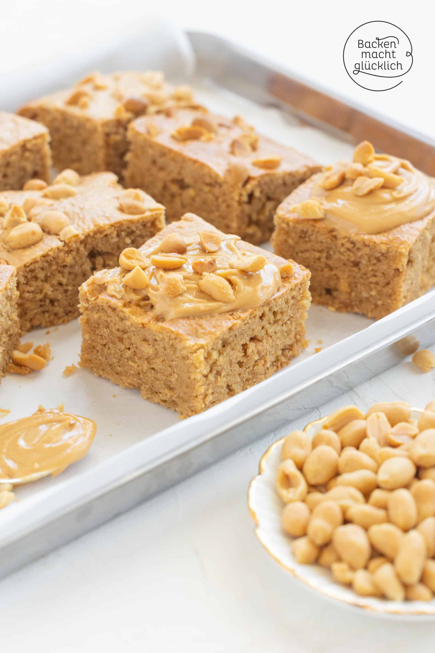 Keto Erdnussbutter Kuchen