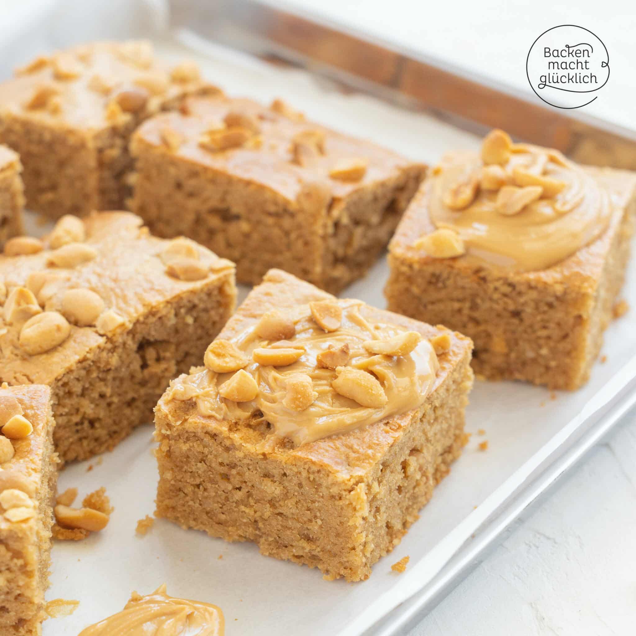 Low Carb Erdnussbutter-Kuchen | Backen macht glücklich