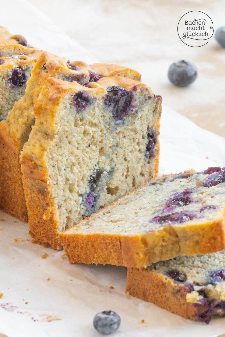 Gesunder Bananen-Beeren-Kuchen | Backen macht glücklich Gesunder Bananen-Beeren-Kuchen | Backen macht glücklich