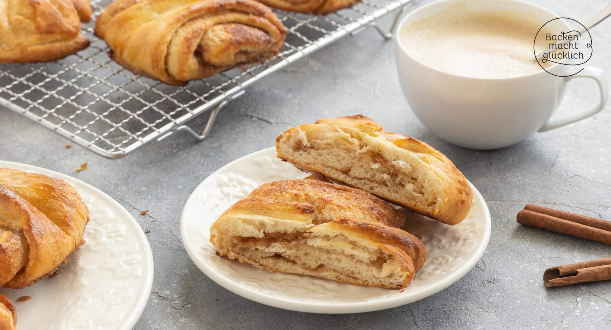 Franzbrötchen Rezept | Backen macht glücklich Franzbrötchen Rezept | Backen macht glücklich