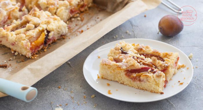 Zwetschgenkuchen mit Streuseln