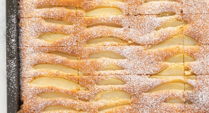 Birnenkuchen vom Blech | Backen macht glücklich