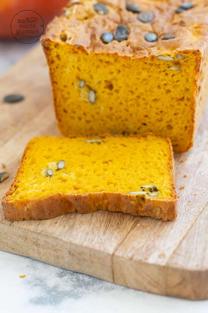 Einfaches Kürbisbrot | Backen macht glücklich