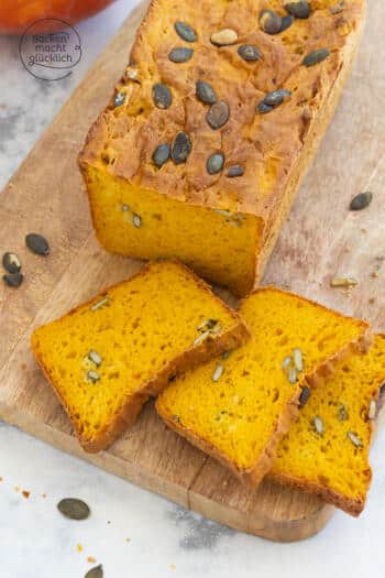 veganes Kürbisbrot