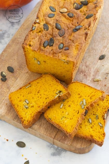 veganes Kürbisbrot