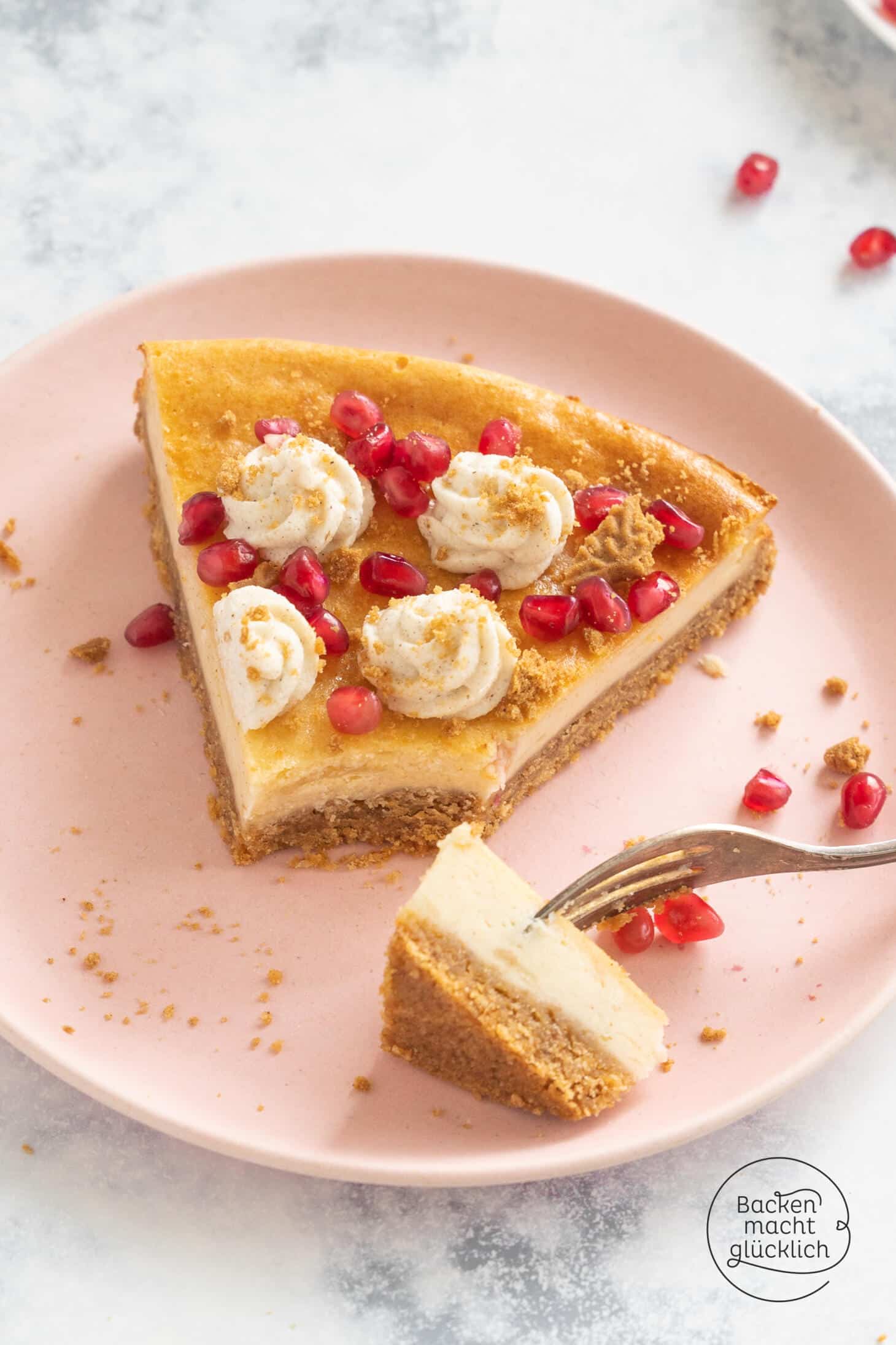 SpekulatiusCheesecake Backen macht glücklich