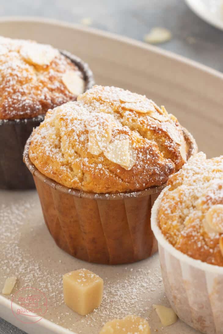 Schnelle Marzipan-Muffins | Backen macht glücklich