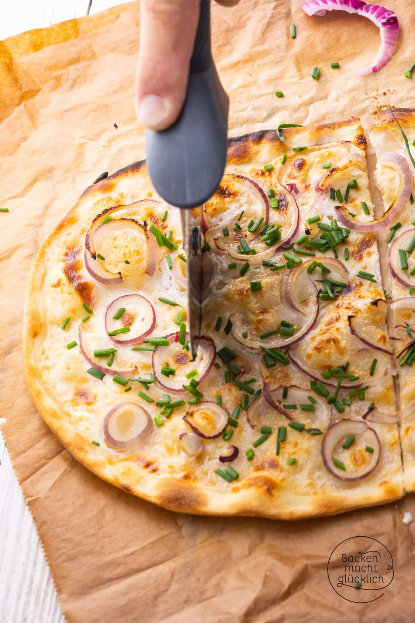 Flammkuchen vegetarisch