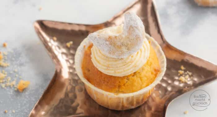 Vanillekipferl-Cupcakes