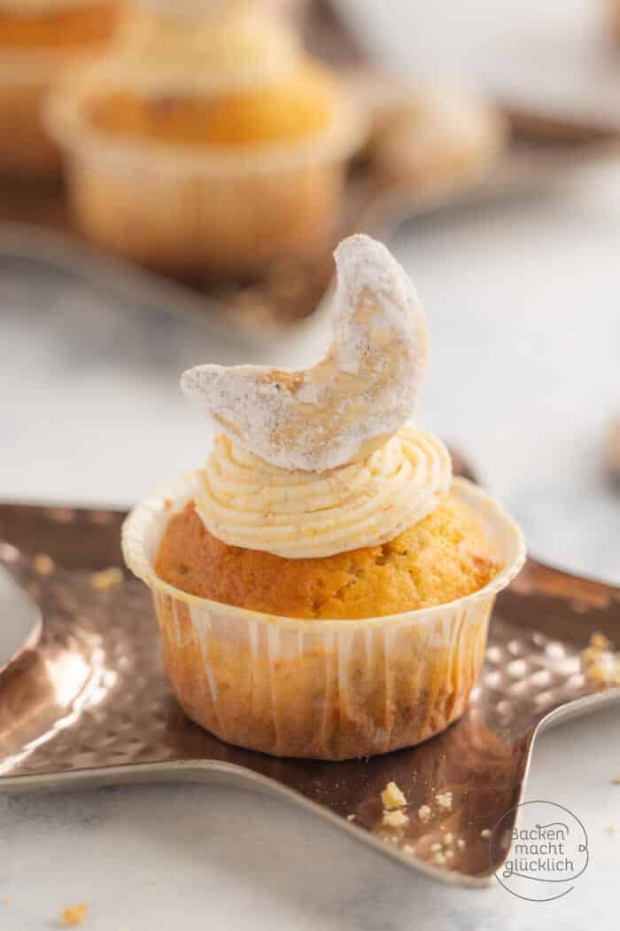 Vanillekipferl-Cupcakes | Backen macht glücklich Vanillekipferl-Cupcakes | Backen macht glücklich