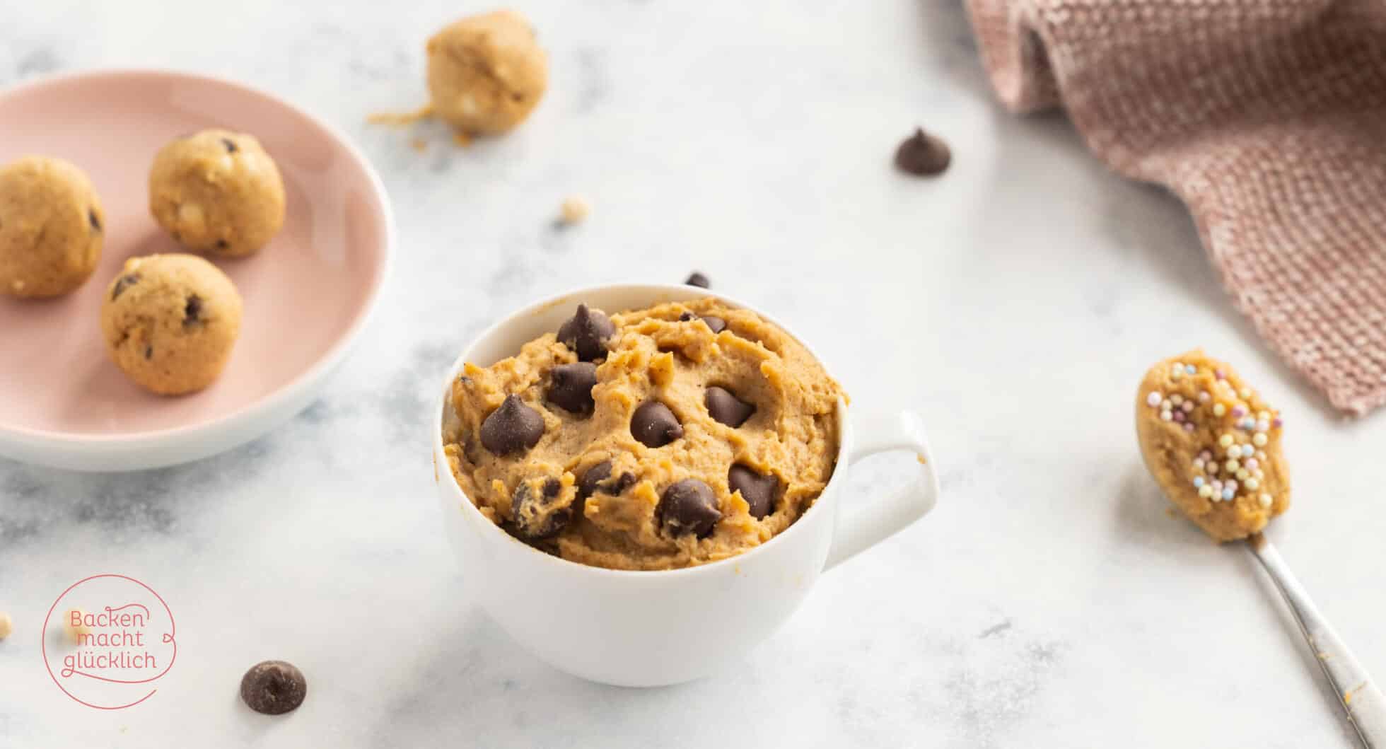 KichererbsenCookieDough Backen macht glücklich