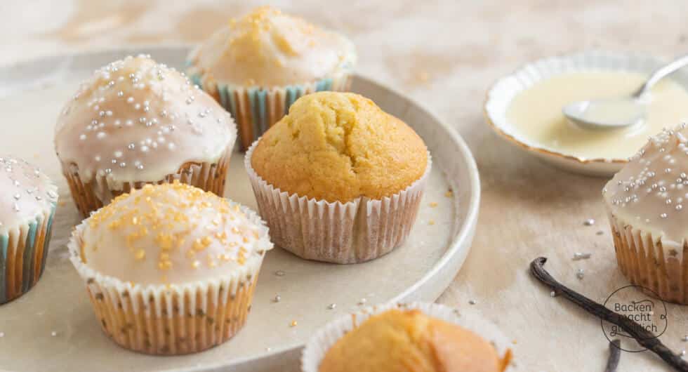 Vanillemuffins mit Joghurt