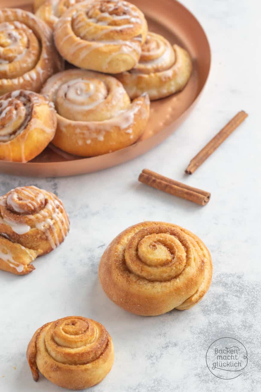 Zimtschnecken Das beste Rezept Backen macht glücklich