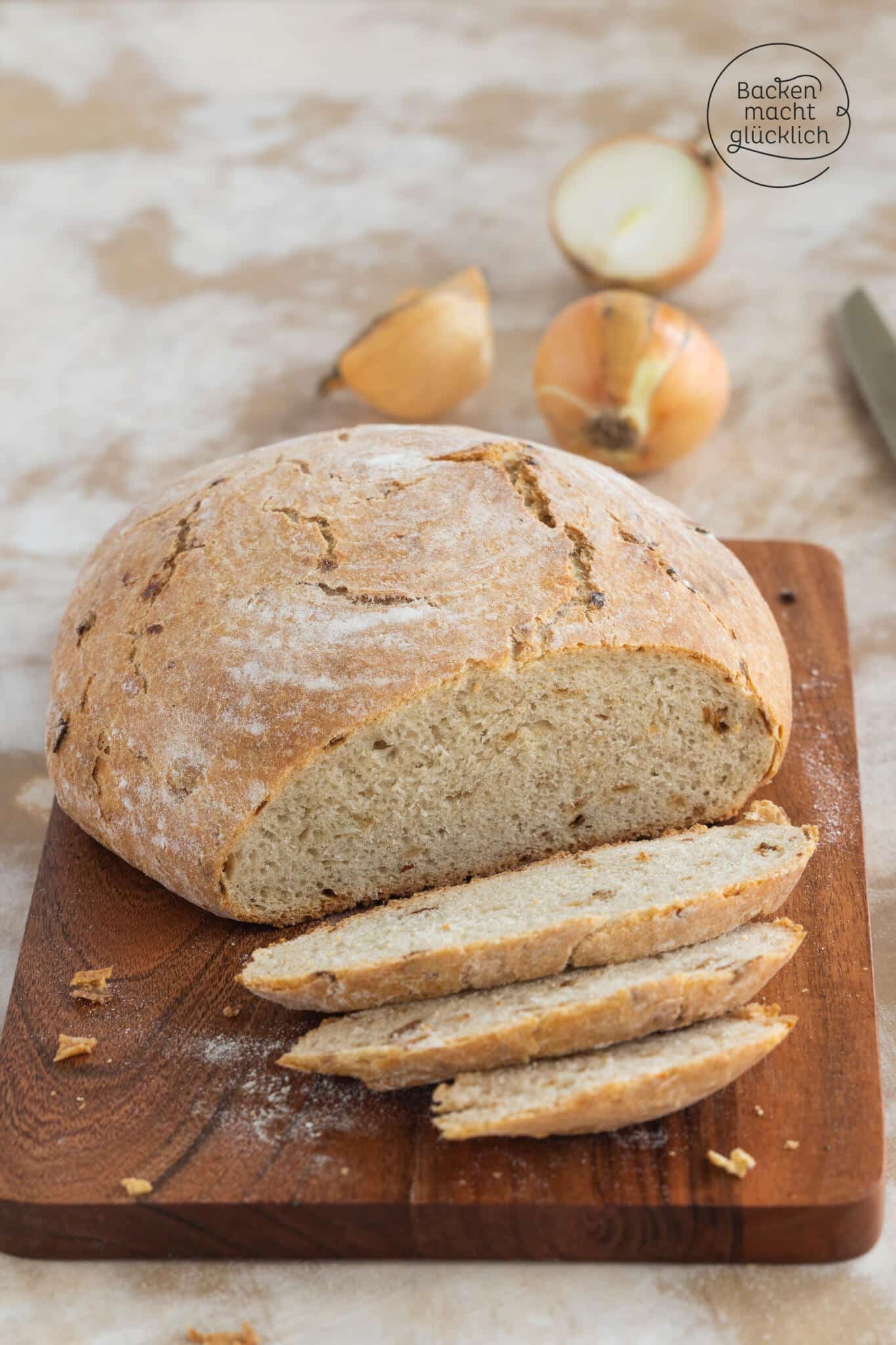 Zwiebelbrot mit Trockenhefe