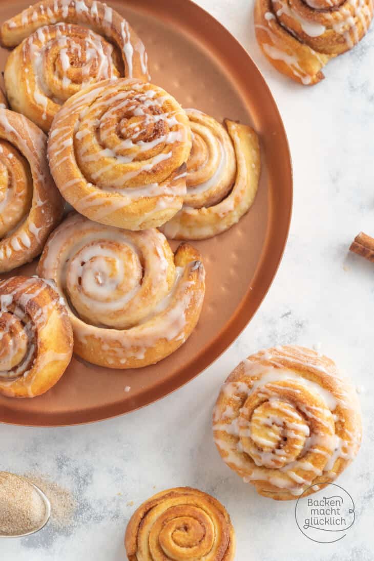 Zimtschnecken: Das beste Rezept | Backen macht glücklich