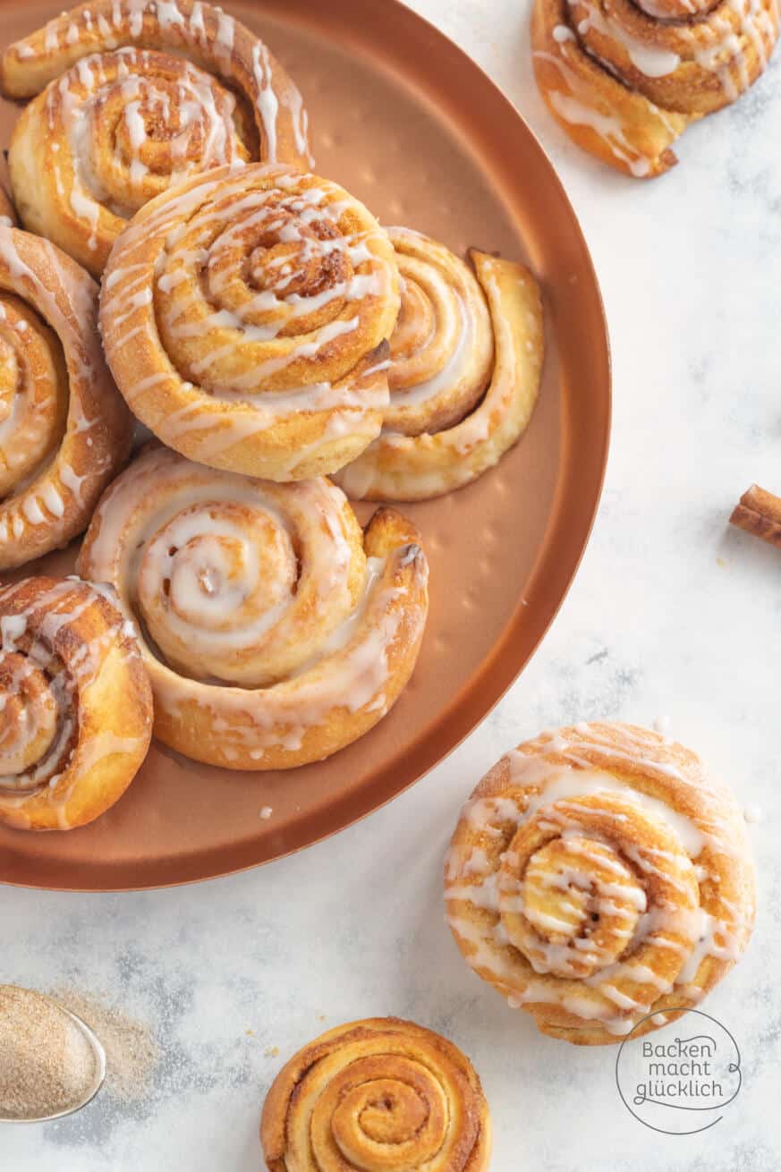 Zimtschnecken: Das beste Rezept | Backen macht glücklich
