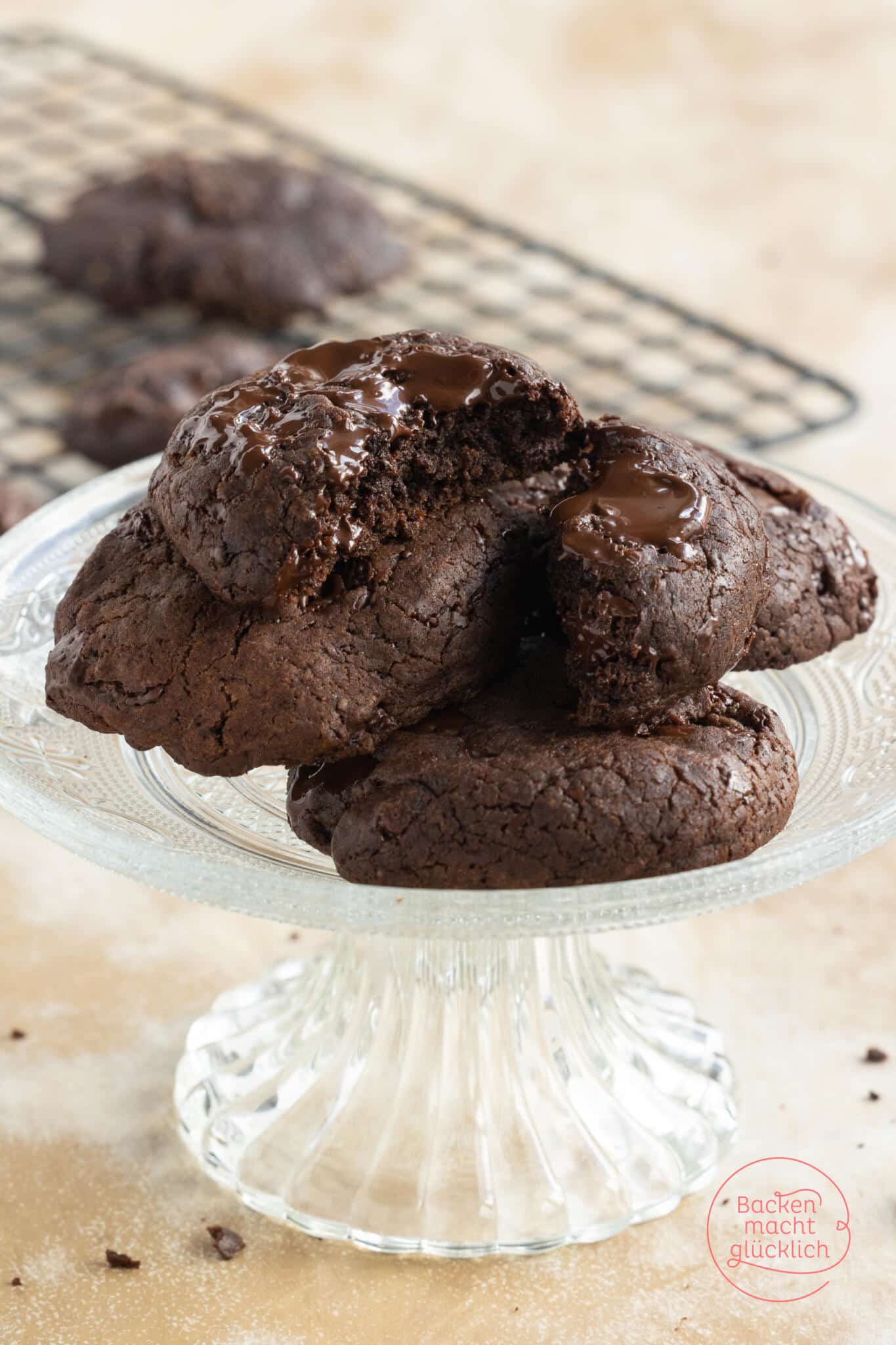 Schokocookies ohne Ei Butter Milch